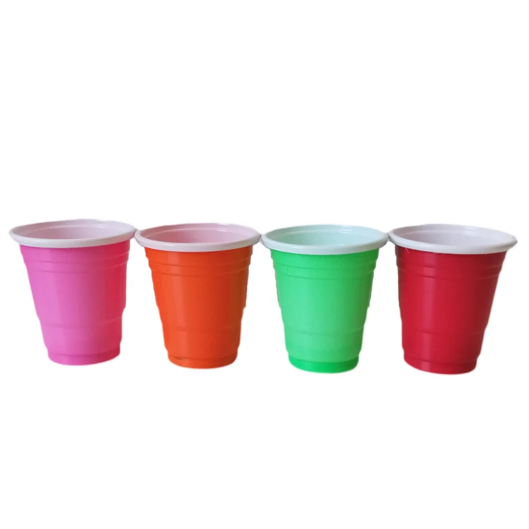 60ml  Stocked Disposable Plastic Mini Cup with Customized Color