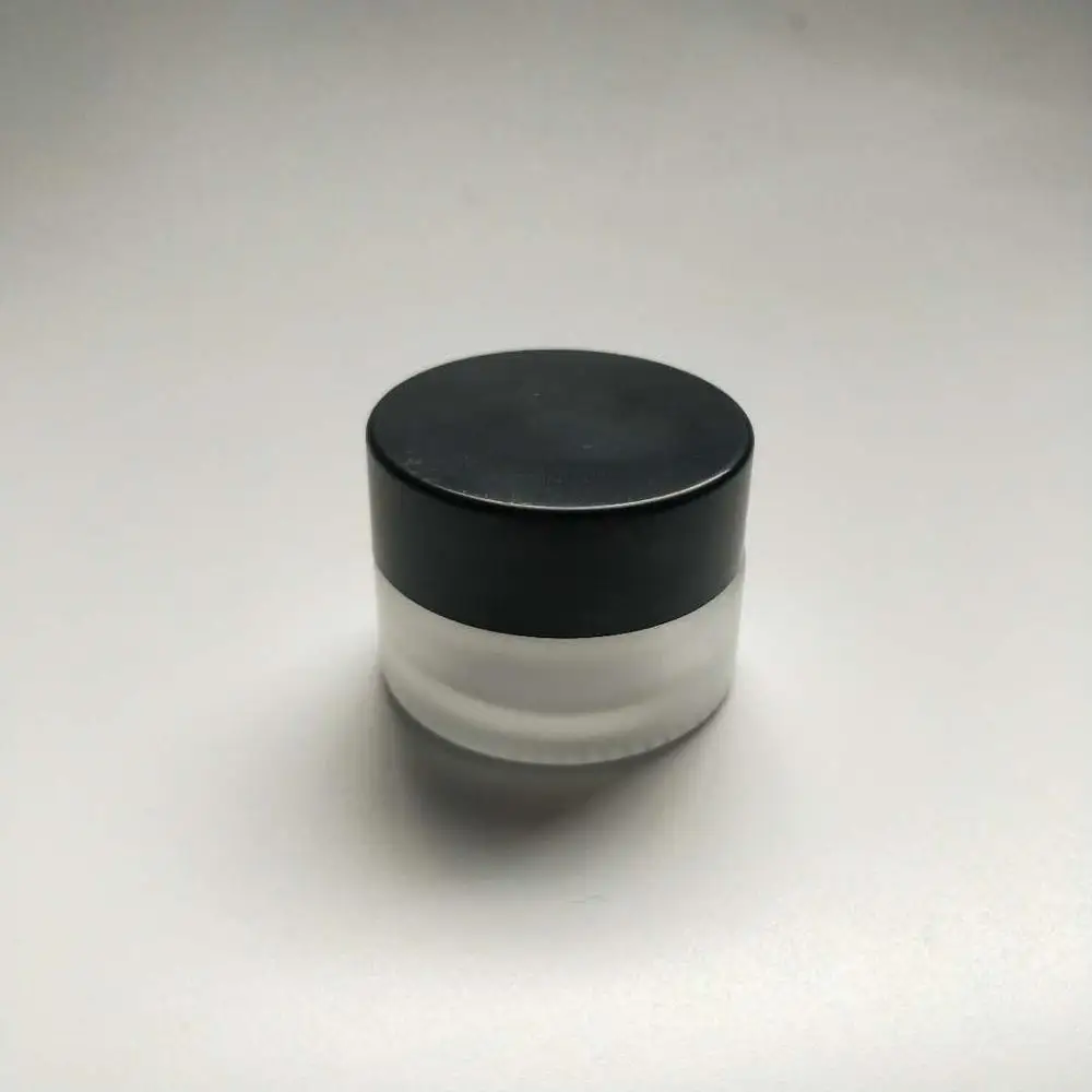 
5g round glass cream bottle jars pot container empty cosmetic bottle 