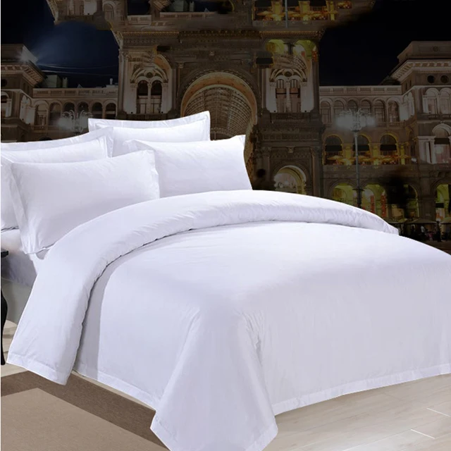 hotel and hospital 100% cotton white percale cheap bed sheets and flat sheets