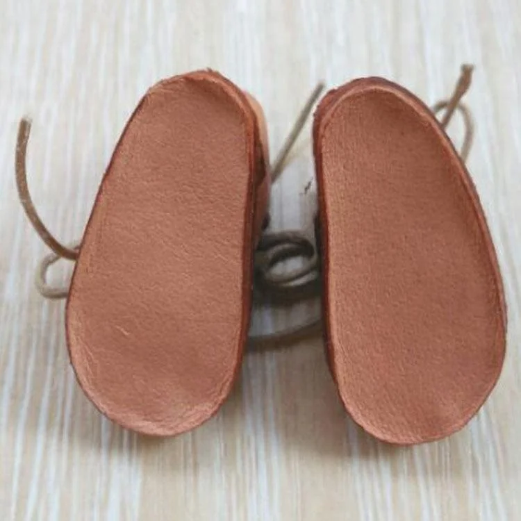 Genuine Leather doll boot,fit DECF doll.