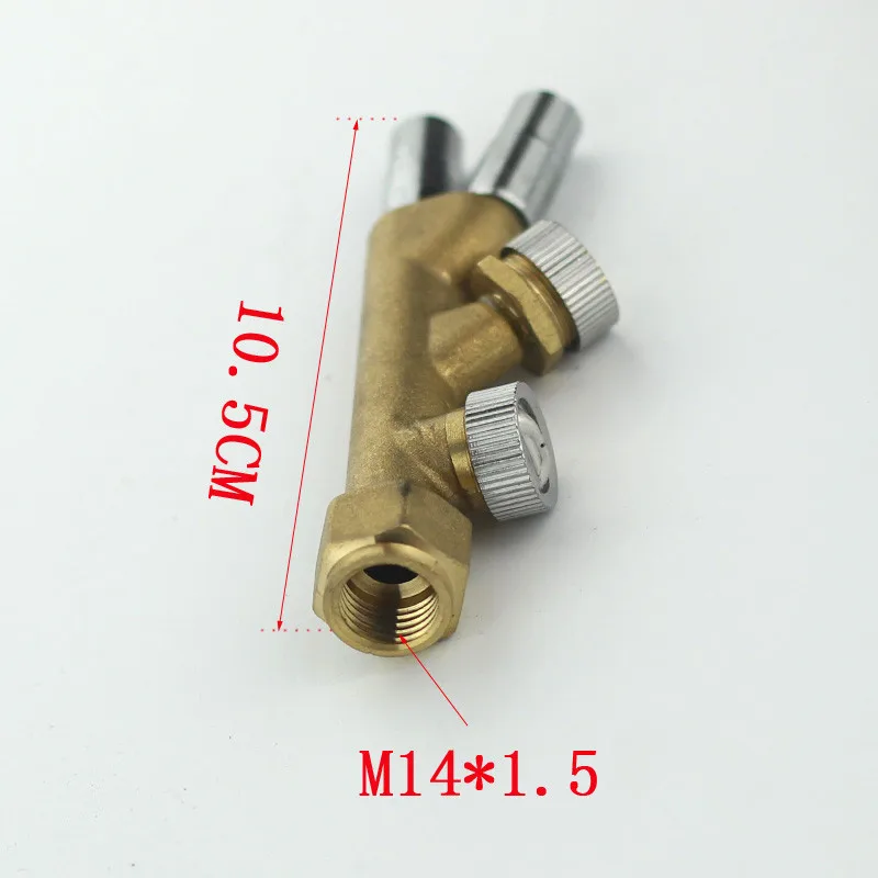 iLOT Metal Brass Agriculture High Pressure Water Spray Fine Mist Hose Nozzle for Agriculture Power Sprayer (A Grade)
