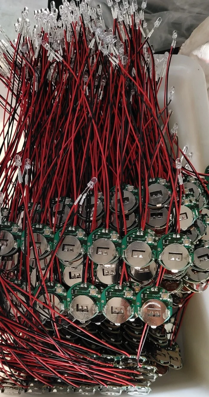 led light headgear mini flat led lights for crafts