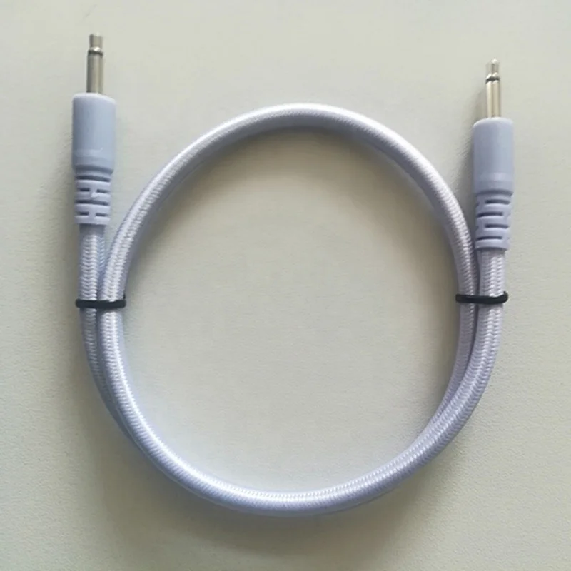 Wholesale Nylon Braided 3.5mm Audio Cable braided mono 3.5mm Eurorack patch cables