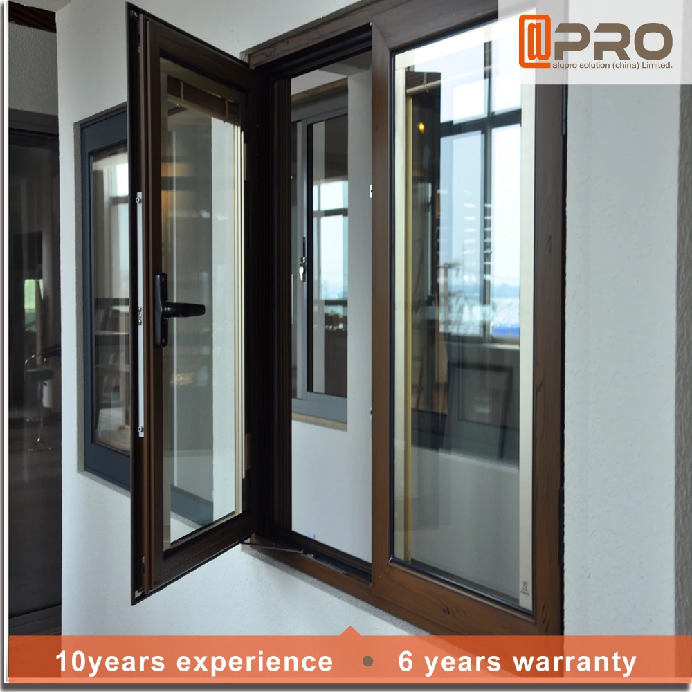 aluminium windows for sale china Affordability 3x4 Hand Crank Easy Security Windproof Design Beauty Aluminum Casement Window