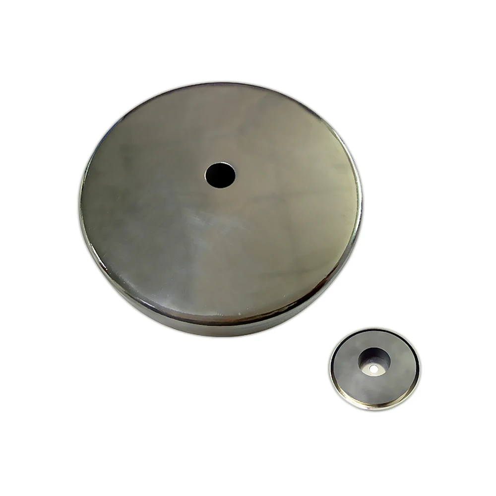 China factory made cheap botton ceramic permanent pot ferrite magnet