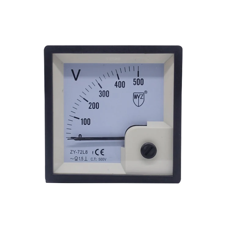 
72*72mm Series Digital Analog DC Voltage Meter DC 0-500V Voltmeter 