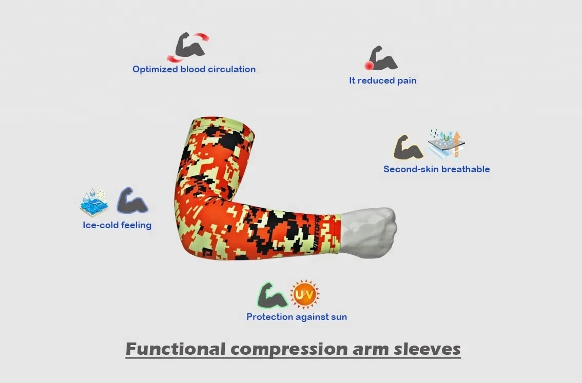 Custom cycling arm warmers/oem cycling arm sleeves with good price