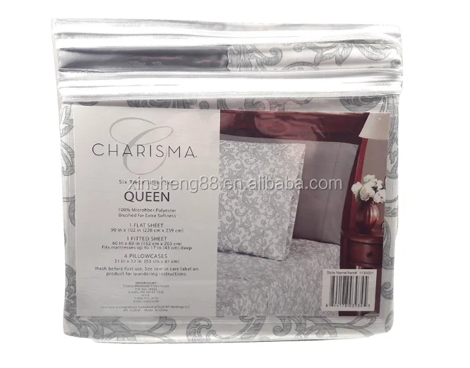 Charisma Microfiber Polyester Six Piece Sheet Set