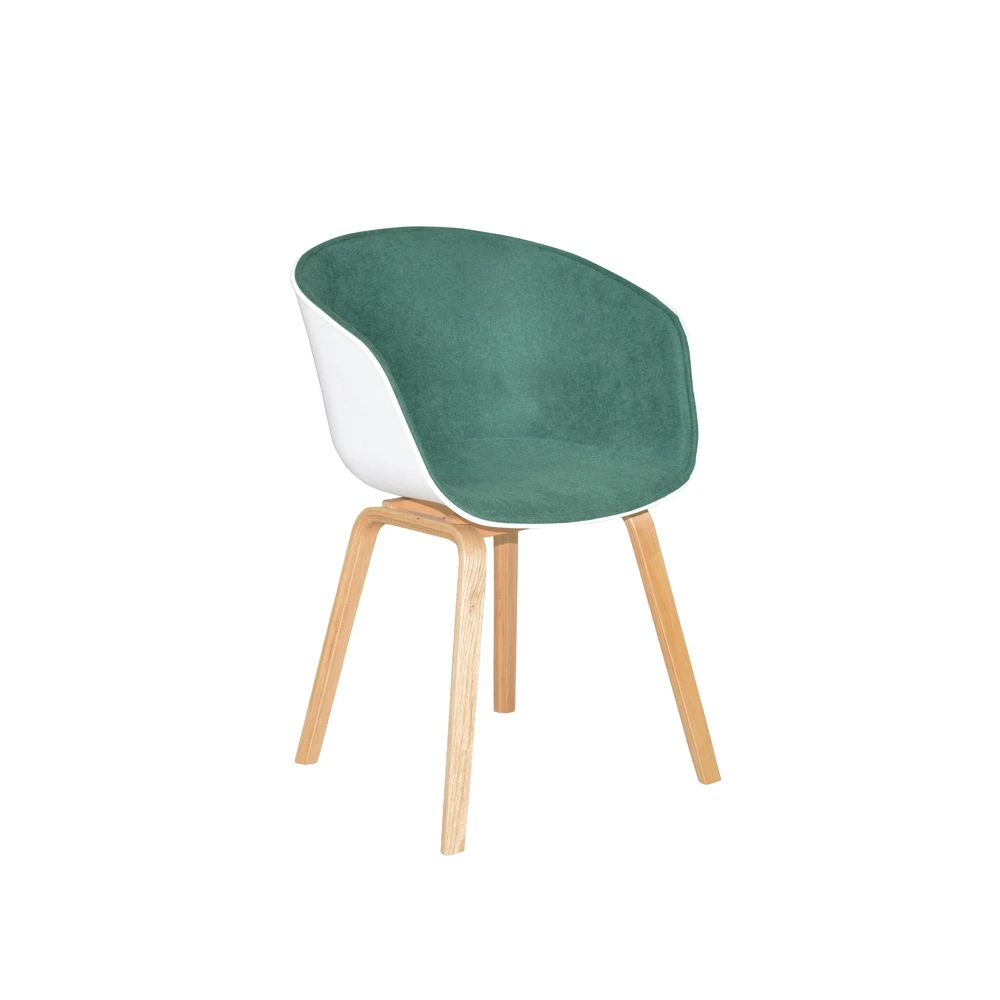 High Quality Plastic Armchair Polypropylene Shell Metal Legs Dining Chairs