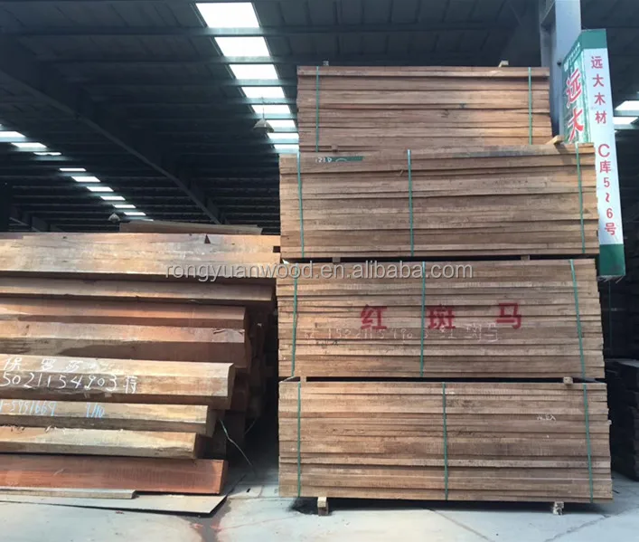 Red Beli timber from Gabon of Africa with good quality for sale