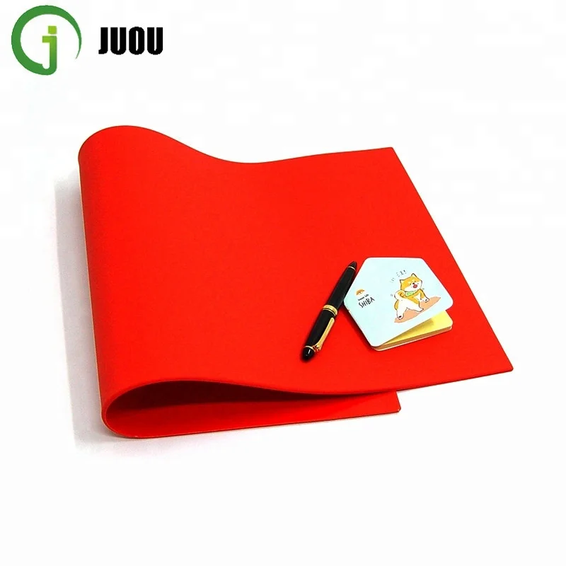 High Quality 720g Eco-Friendly Rectangle Silicone Rubber Hot Pads Soft Easy-to-Use PC Table Mats Home New PVC PE Food