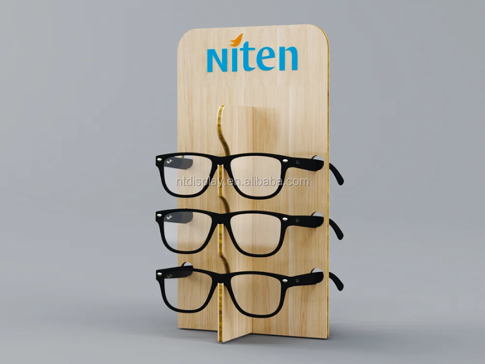  Демонстрации очковой оптики для деревянные солнцезащитные очки дисплей стенд