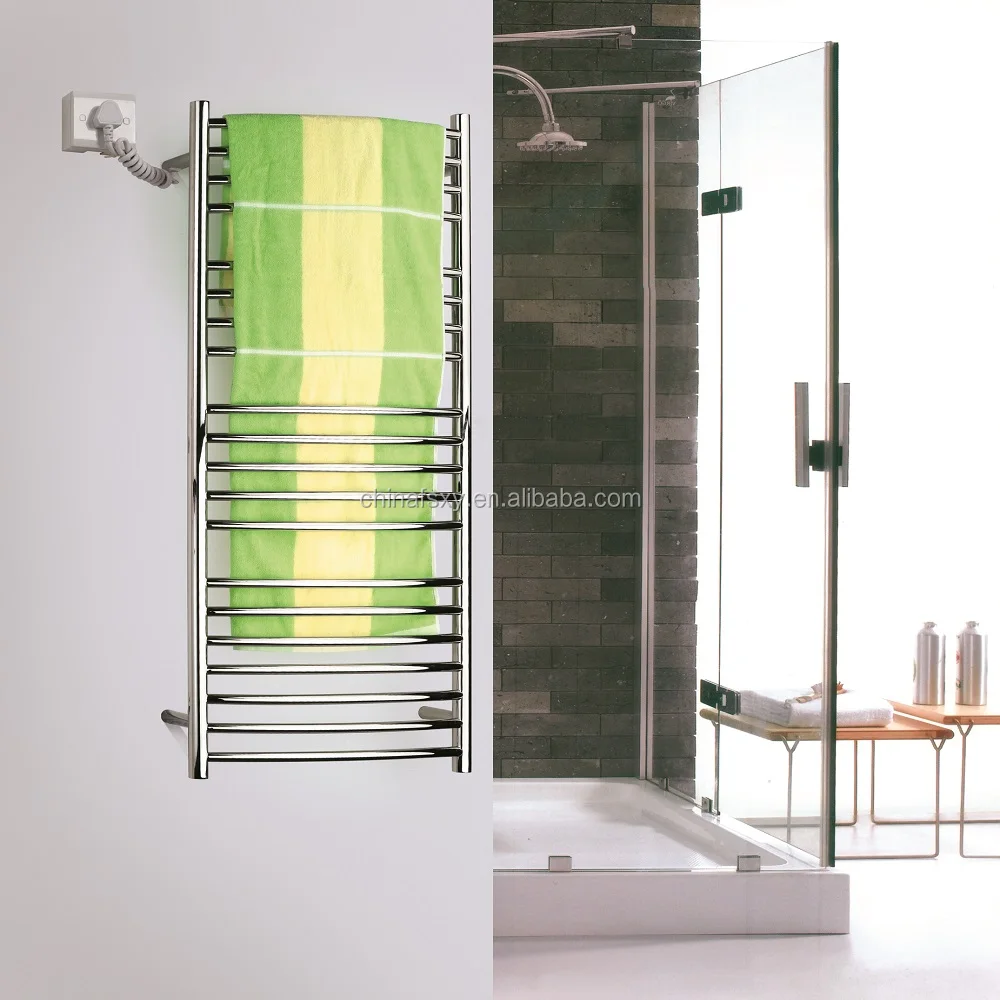 Лидер продаж SUS 304, аксессуары для ванной комнаты, вешалки для полотенец из нержавеющей стали, оборудование для отелей и ванных комнат, вешалка для полотенец с электрическим подогревом