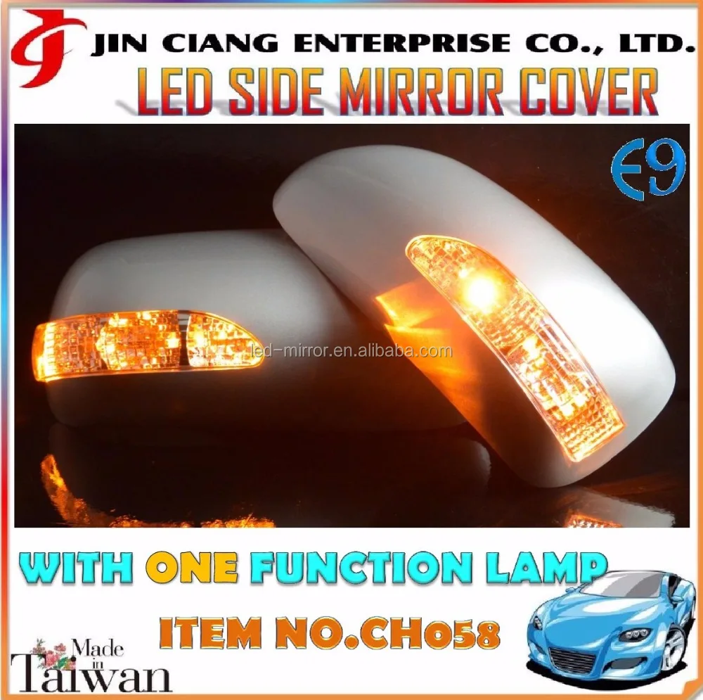 Special offer FOR WISH /PRIUS/REIZ /PASSO/DAIHATSU/SIRION 2003-2009 LED Car SIDE MIRROR COVER