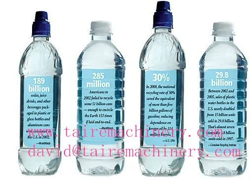 PET bottle pure water/mineral water flushing/filling/capping 3 in 1 Machine (CGF 16-12-6)