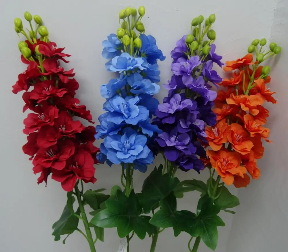 
Декоративные искусственные красные орхидеи оптом 