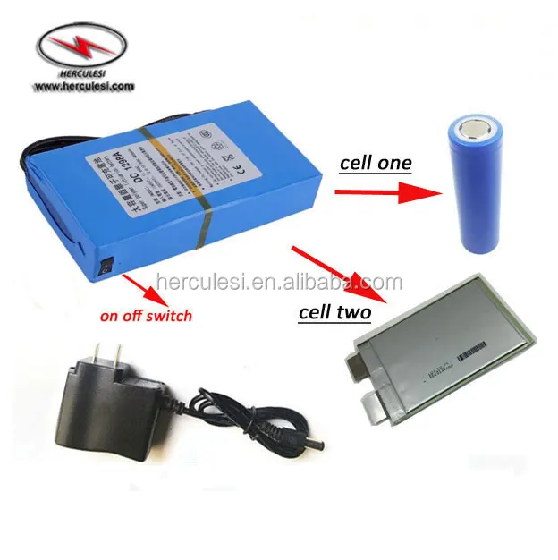 First Power 12V 4800mAh Lithium Polymer Battery DC Lipo Battery 11.1V 4800mAh for LED Board