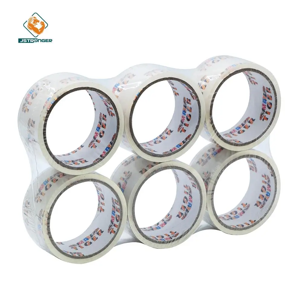 Packaging Waterproof Transfer Opp Bopp Strong Clear Adhesive Packing Tape 48mm