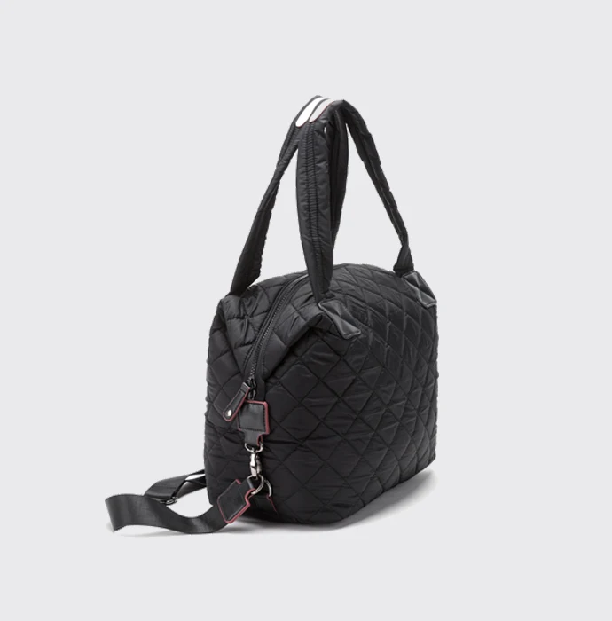 
2021 Women Wholesale Bags Fashionable Nylon Quilted Medium Sutton Gym Travel Handbag 