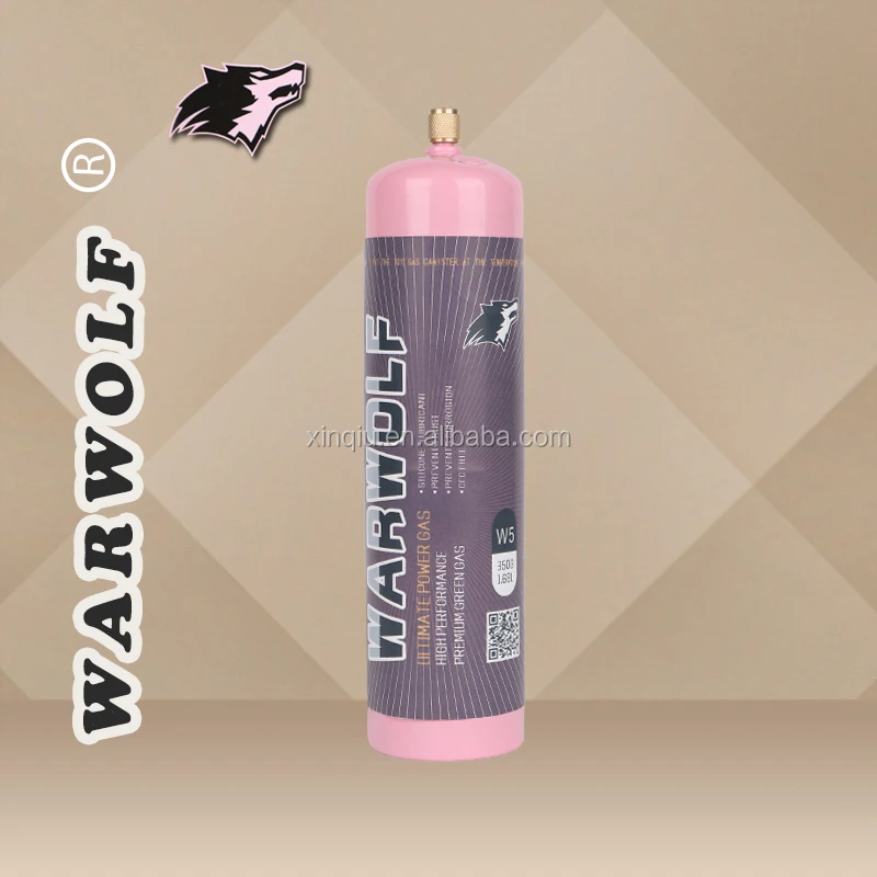 Warwolf brand PREVENTS RUST / CFC Free high power output airsoft green gas enhanced formula blowback system airsoft gun