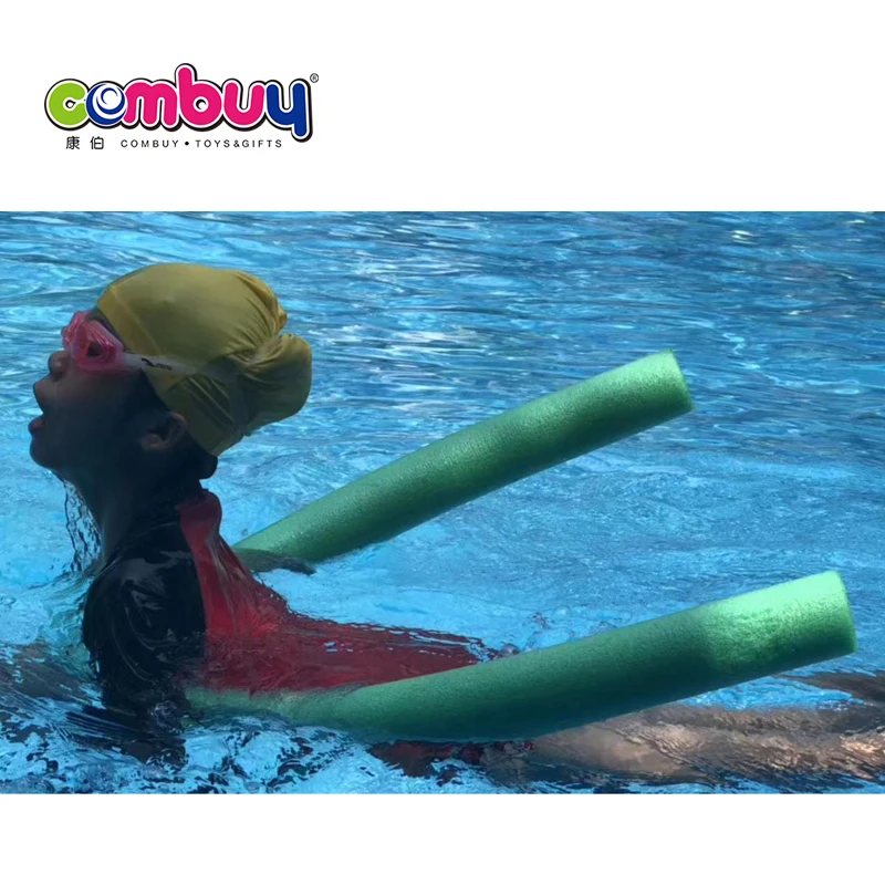 Outdoor kids play hollow floating foam rod for swimming