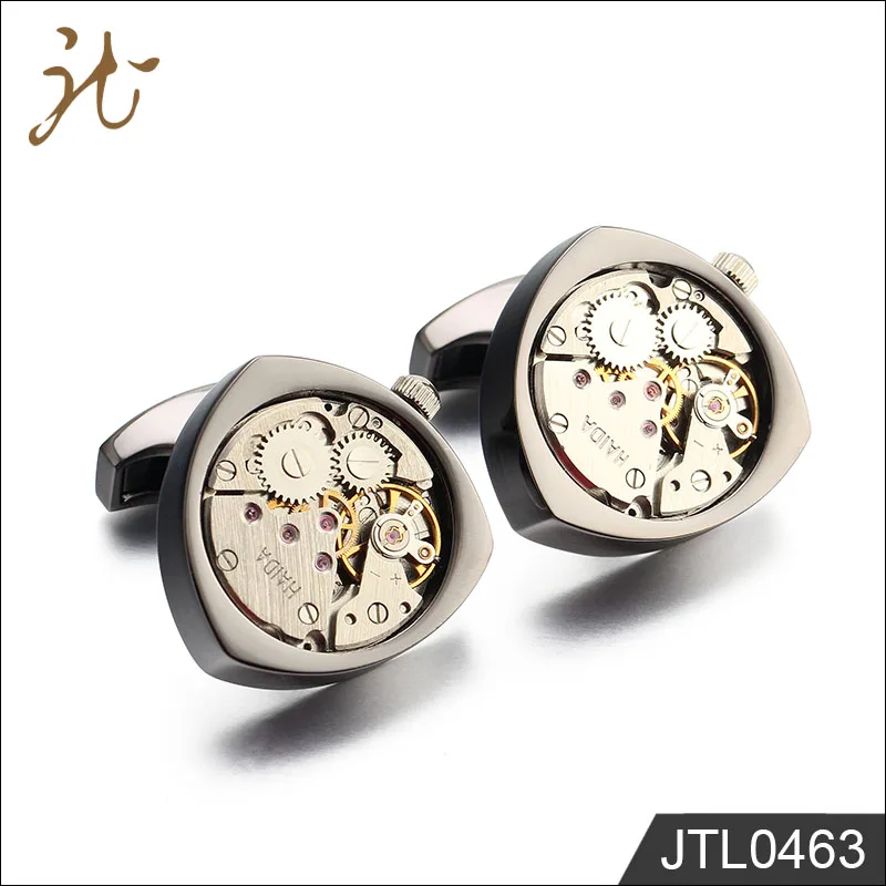 
Fashion Hot Sale Functional Watch Movement Cufflinks For Gift 
