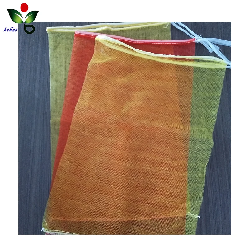 Mesh Drawstring Bag PE Plastic Onion Garlic Potatoes Fruit Shell Bags