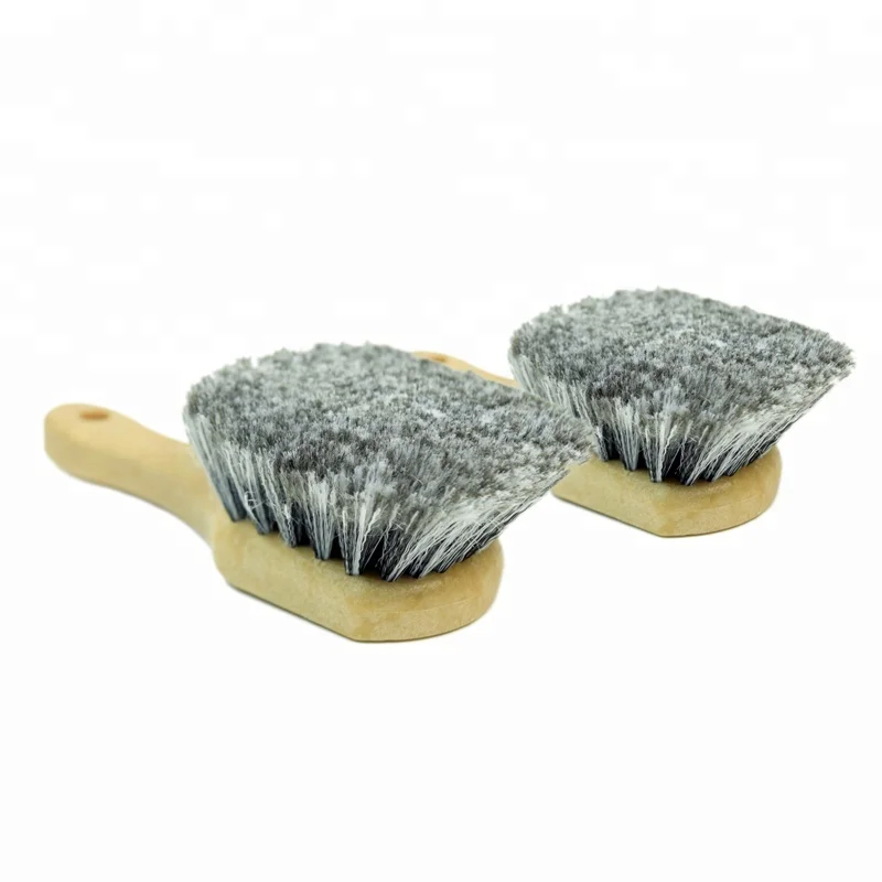 Car Cleaner Detailing Custom Car Interior Washing Brush Soft Microfiber Cleaning Wheel Brush Tire Brush for Car Carpets Mats