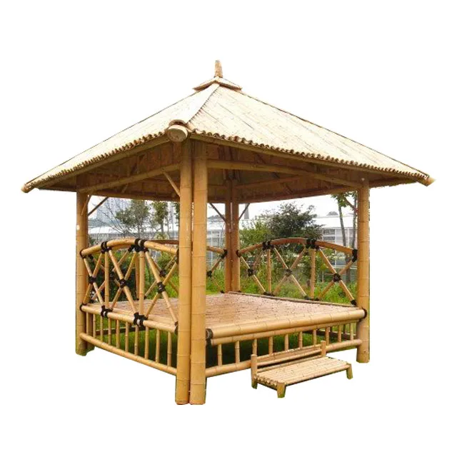 FD-16316bamboo gazebo,bamboo pergola,bamboo pavilion