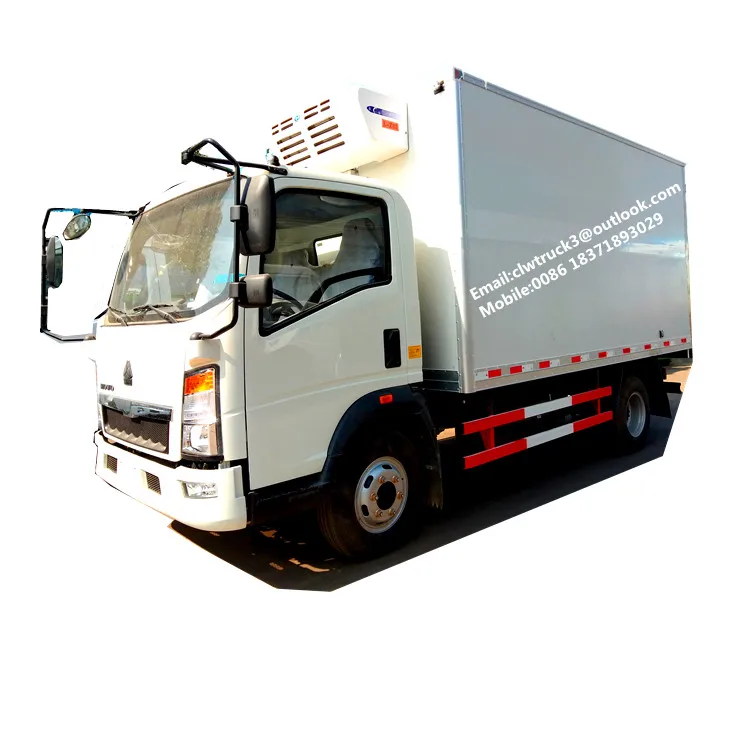 HOWO vegetable transport truck/refrigerated vehicle/refrigerated transport vehicle