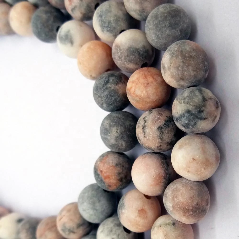 Великолепный матовый 8 мм розовый Зебра яшма, круглые бусины с драгоценным камнем для изготовления ювелирных изделий, ожерелья, браслета, 15,5 дюйма