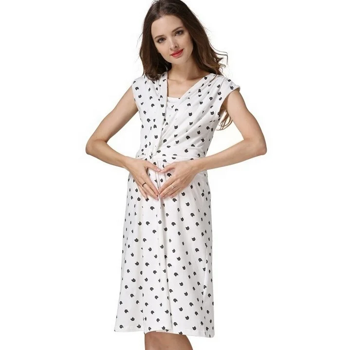 
Shenzhen wholesale pregnant mother breastfeeding clothes dress summer sexy ladies maternity nursing clothes clothing dresses 