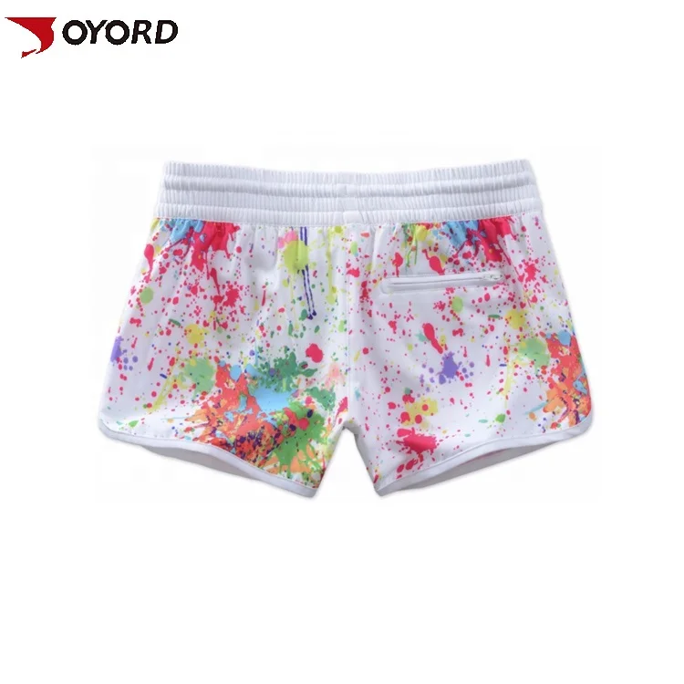 
Hot sale custom sublimation printed women ladies fitness running sports wear gym shorts wholesale 