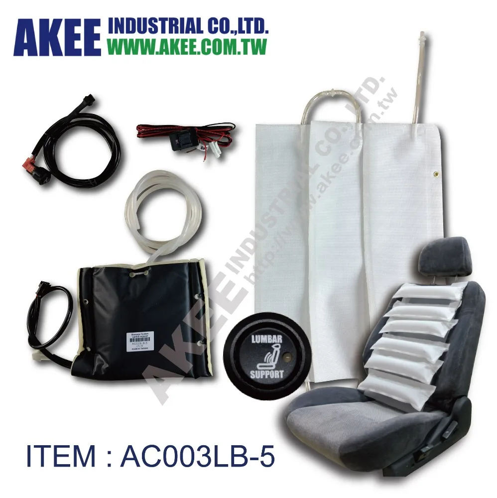 Air pressure massage Auto car seat power pneumatic lumbar support with seat massage cart seat lumbar massage spare parts in TW