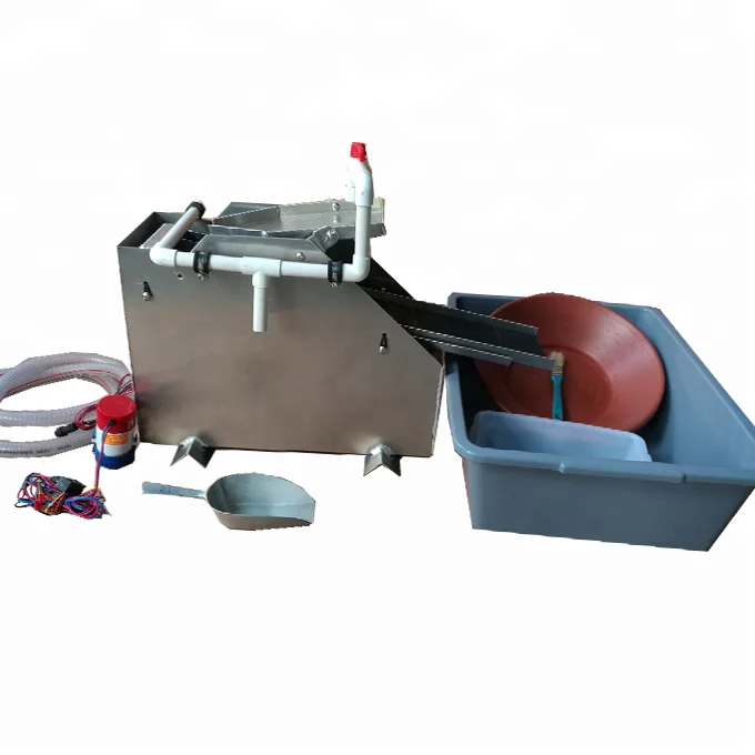Mini Portable Gold Sluice Highbanker for superfine gold