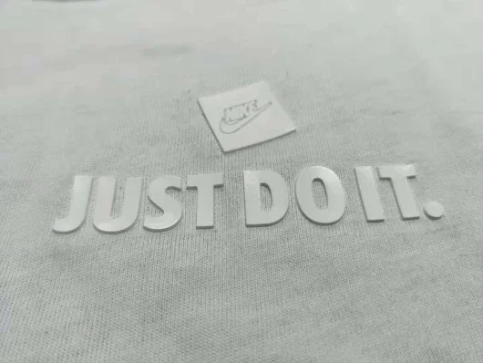 silicone ink for 3D Embossed print and rubber bands in white