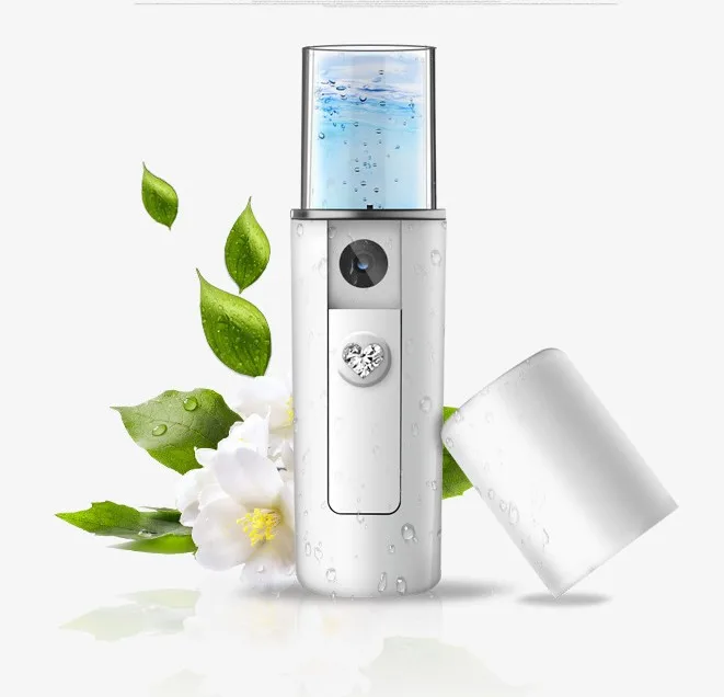 Convenient use sliding nano ionic facial steamer mini facial sprayer