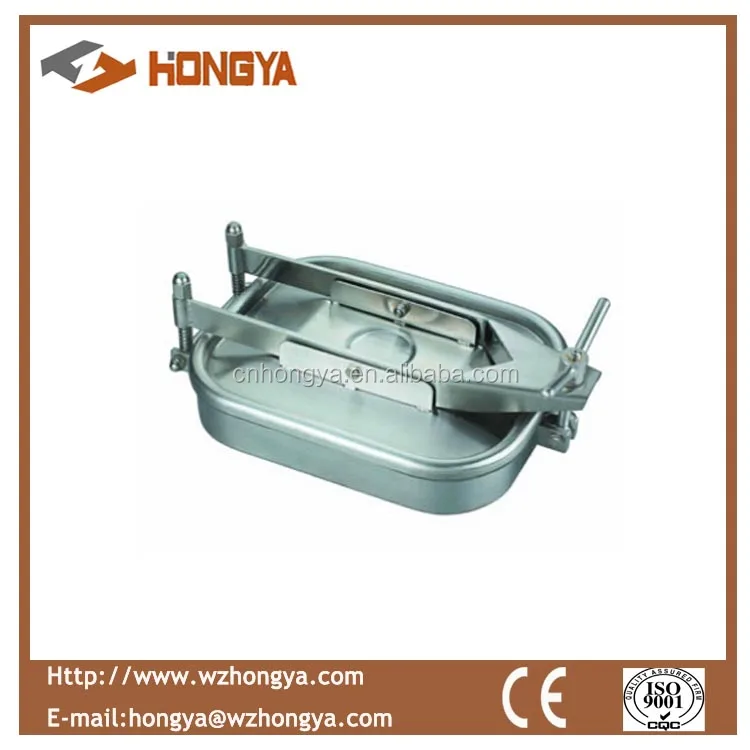 stainless steel sanitary manhole cover / manway use for tank