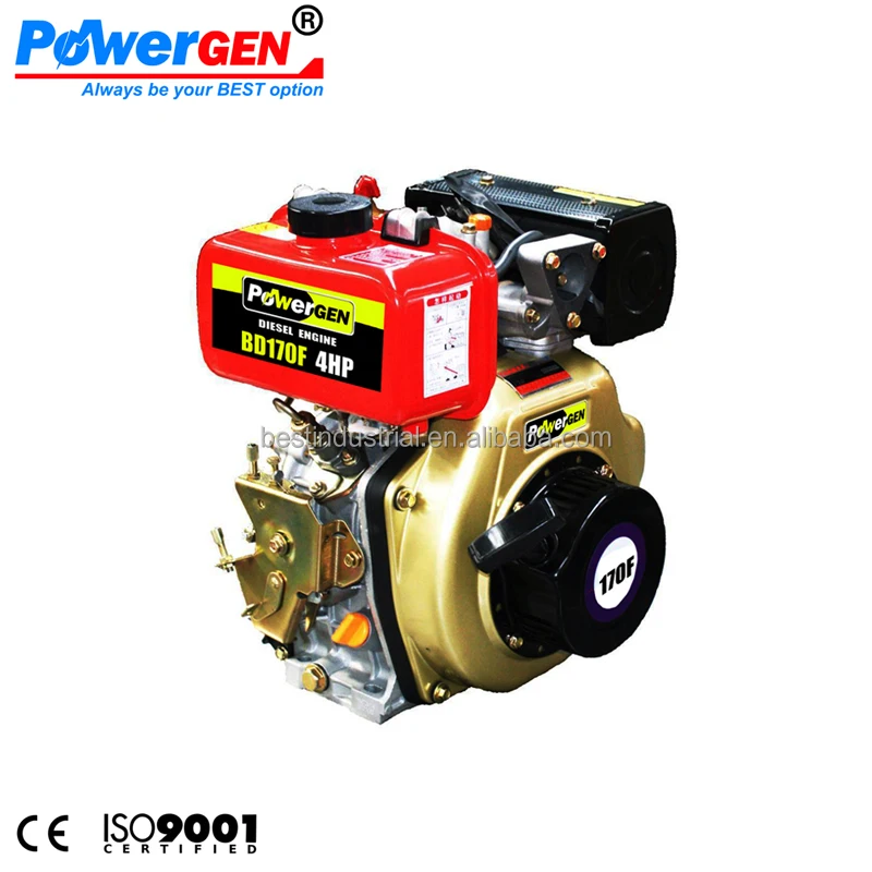 Top Seller!!!POWER-GEN 178F Air cooled Single cylinder Powerful 4HP Diesel Engine