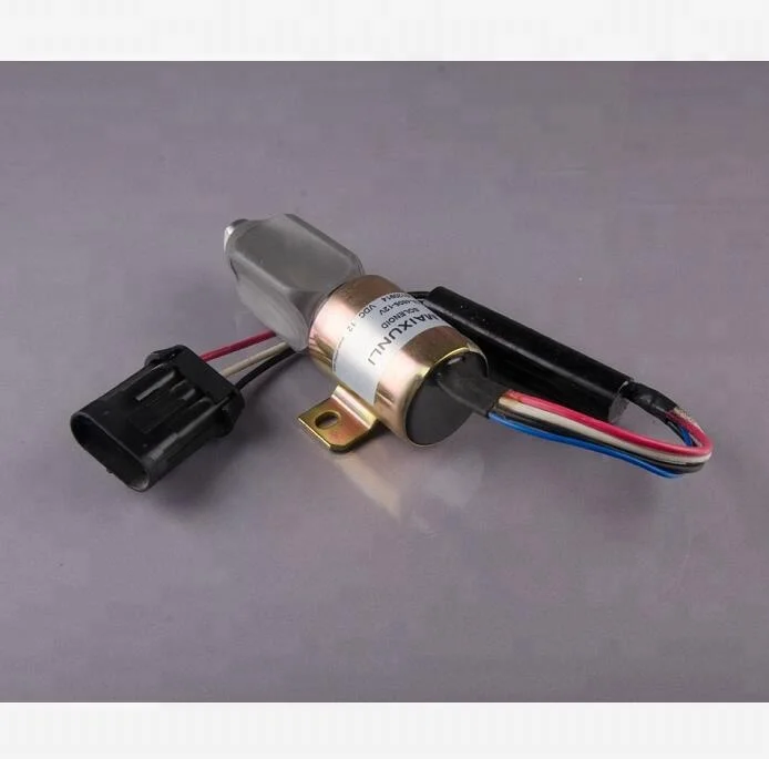 12V Forklift Diesel Engine Fuel Pump Stop Solenoid Valve SA-4805
