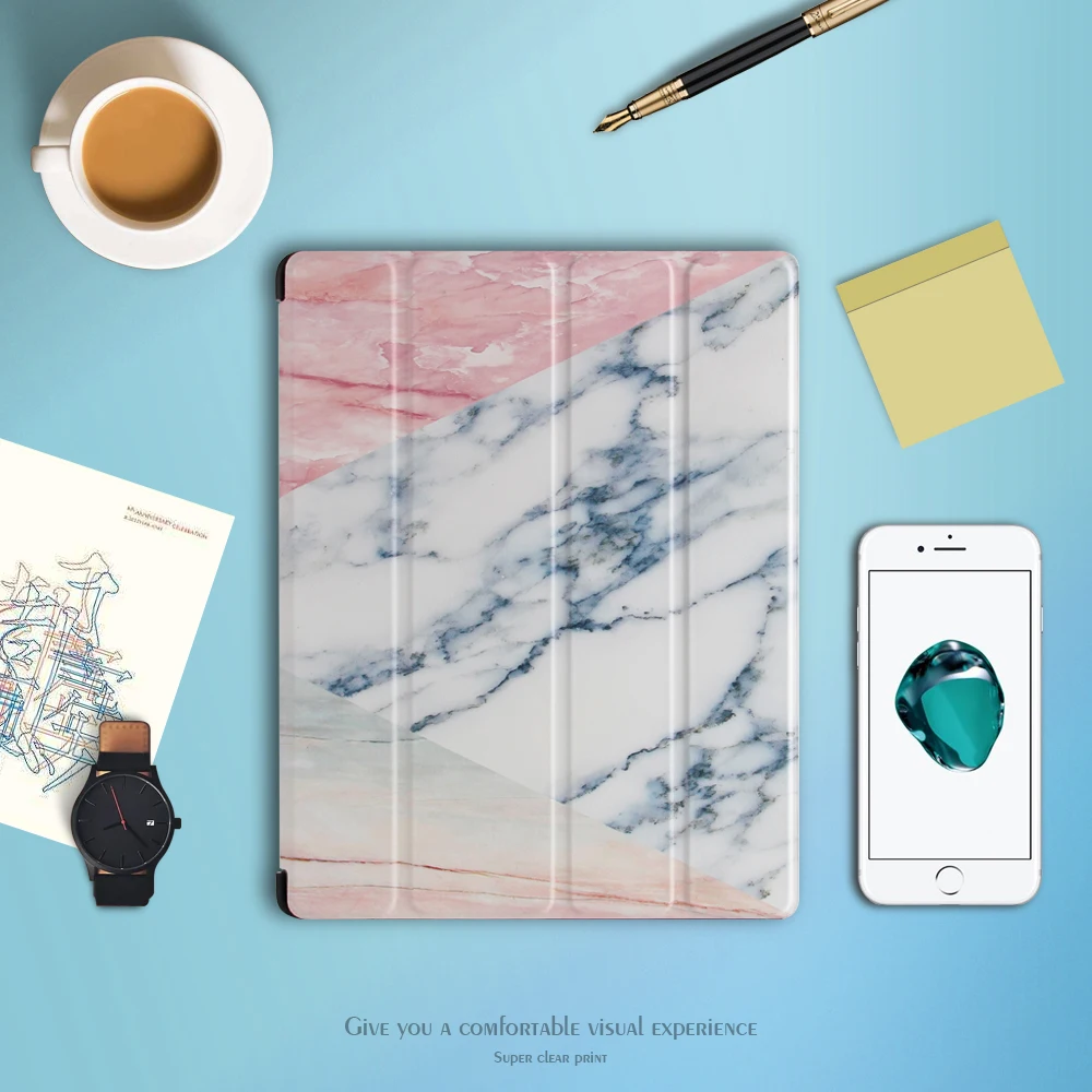 
Slim Smart Marble PU Leather Cover Case for iPad 2/3/4 