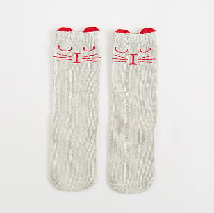 Nylon body tights wholesale cute cats young kids white Korea stockings