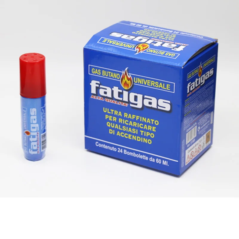 60ml universal butane lighter gas plastic bottle