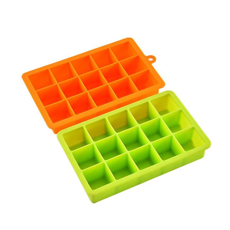 
BPA Free Food Grade 15 cubes Silicone Ice Cube model for Wholesale 