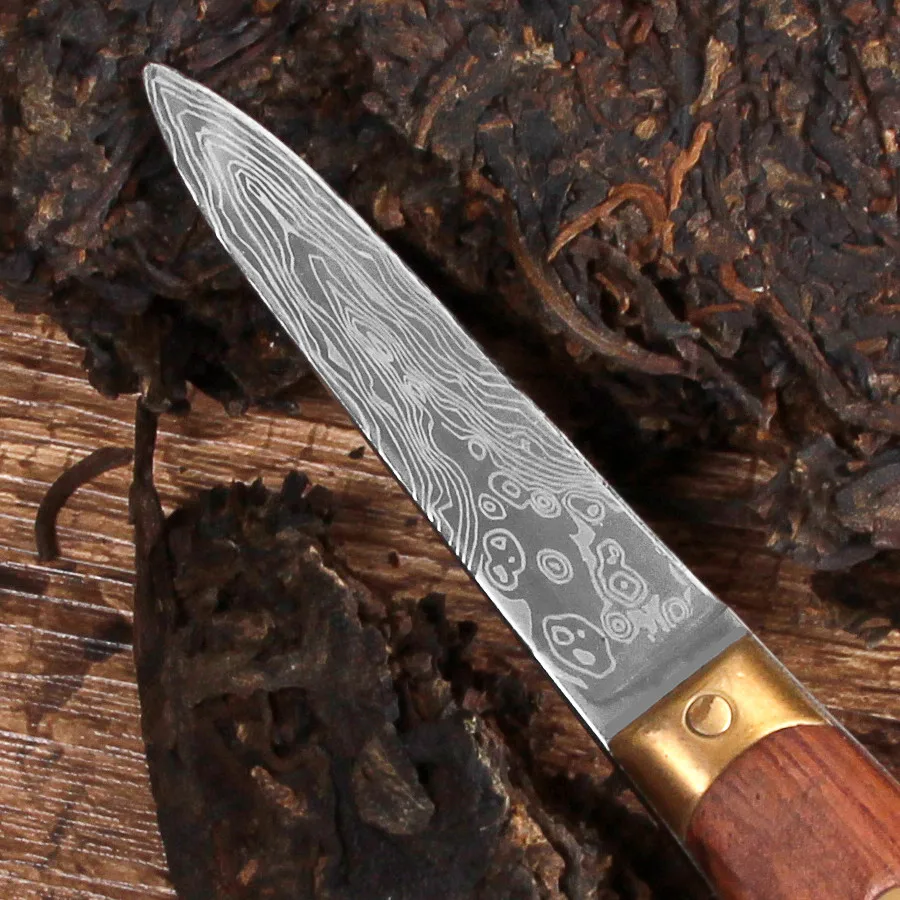 Высокое качество нержавеющая сталь кухонный нож с деревянной ручкой и лазерный нож для открытого уход за кожей лица Устрица