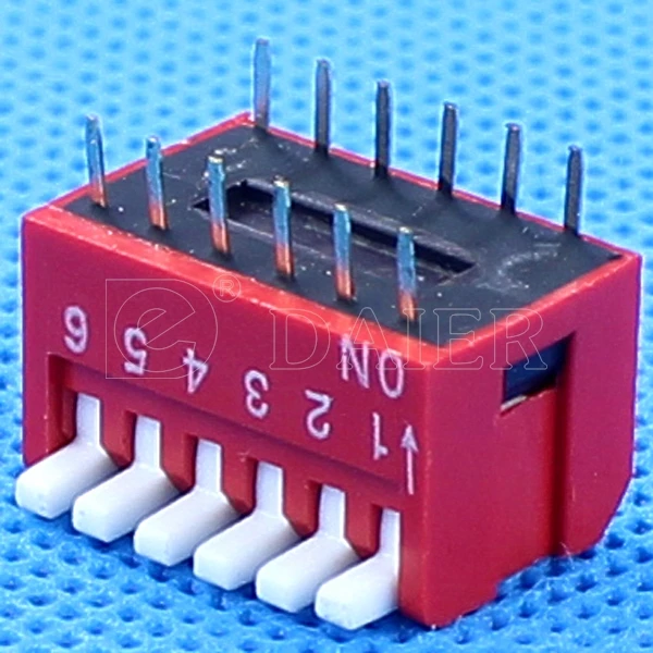 
2.54mm Piano Type DP Series Dip Switch 