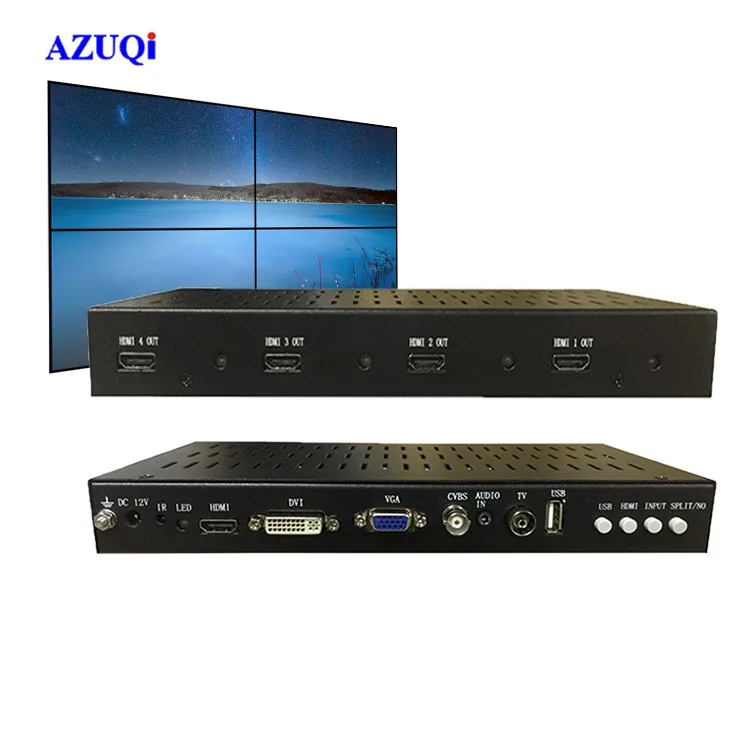 
Высококачественный настенный видеоконтроллер 2x2 процессор для 2x2 49 дюймового ЖК-монитора 