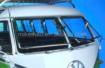 Type 2 Bus  Splitscreen Front Safari Windows 55-67 Stainless Steel split splitty Type 2 Kombi T1