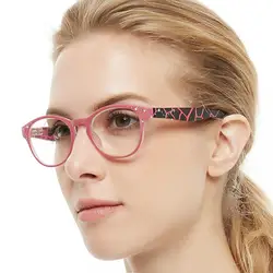 no moq high quality reading eyeglasses frames acetate round eyewear  Inlaid rhinestone glasses for women