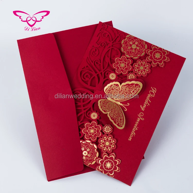 
Flying butterfly kerala christian wedding card matter 